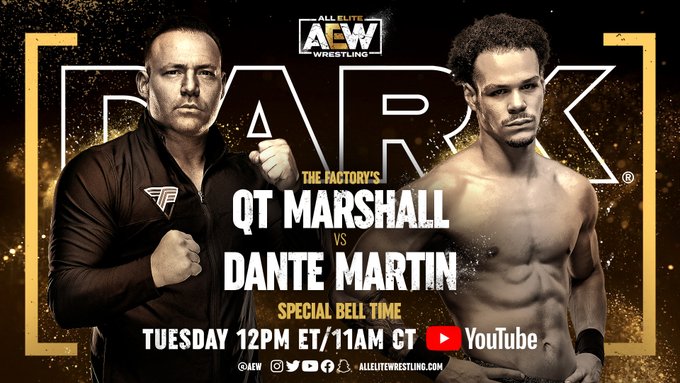 AEW Dark results: Dante Martin vs. QT Marshall