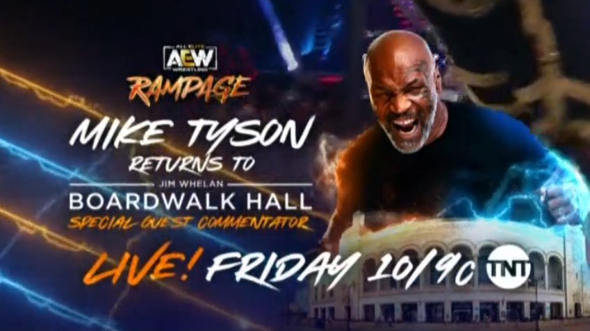Mike Tyson to do commentary for next week’s AEW Rampage