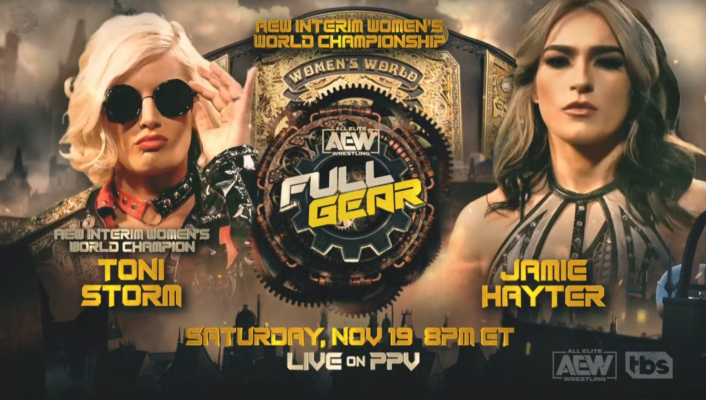 Toni Storm vs. Jamie Hayter title match added to AEW Full Gear