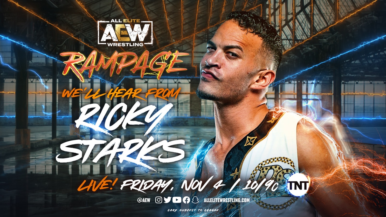 Ricky Starks promo added to AEW Rampage