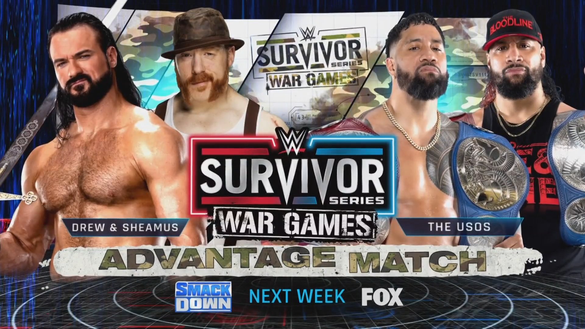 WarGames advantage match announced for next week’s WWE SmackDown