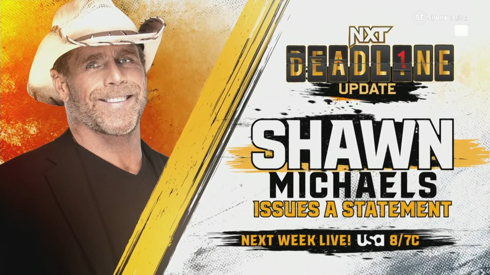 Shawn Michaels to issue statement regarding Deadline on next week’s WWE NXT
