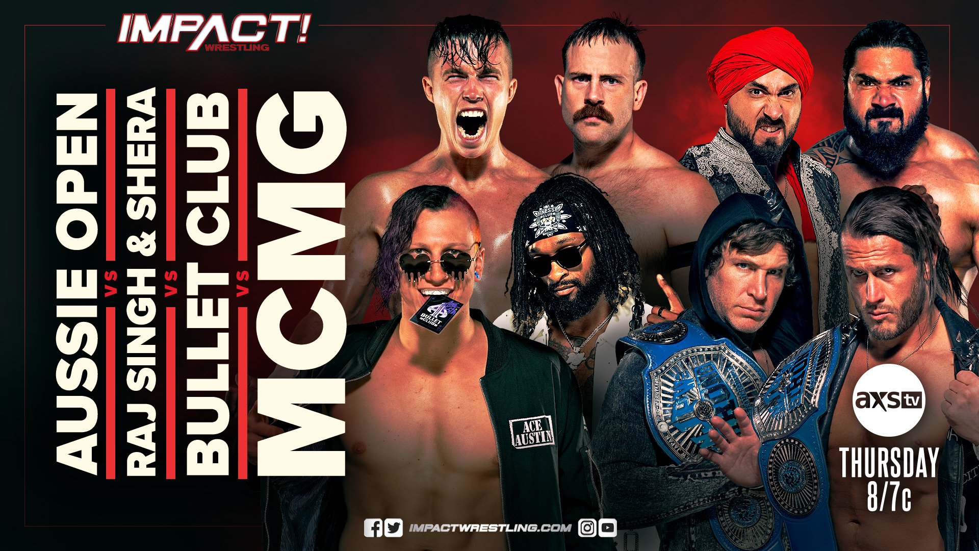 Four matches announced for Impact Wrestling