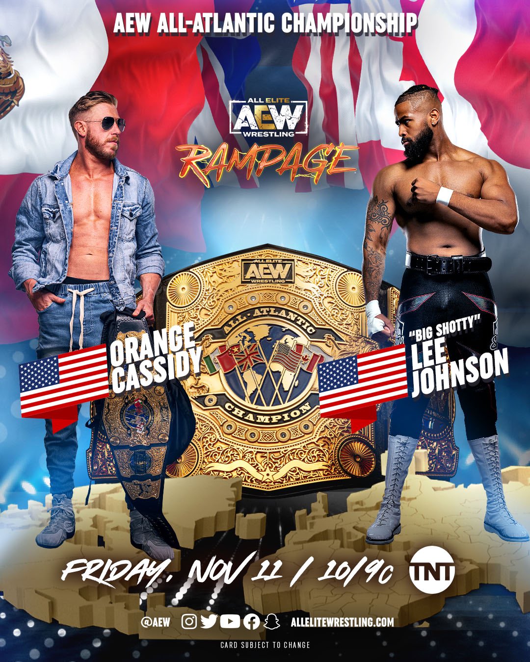 All-Atlantic title match added to AEW Rampage