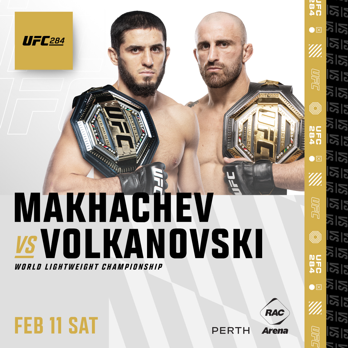 Champion vs. champion fight set for February’s UFC 284