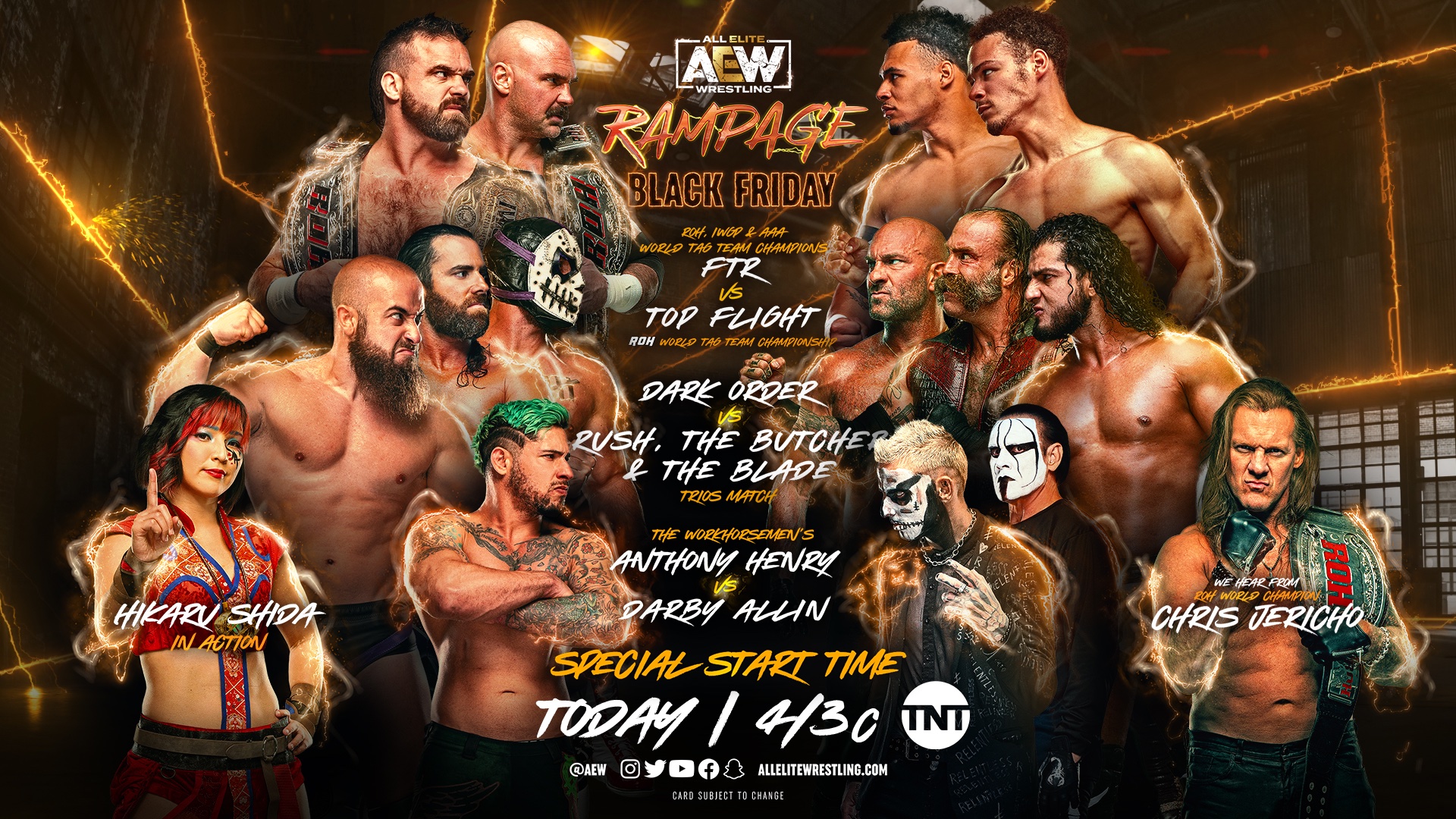 AEW Rampage ratings down for Black Friday afternoon episode