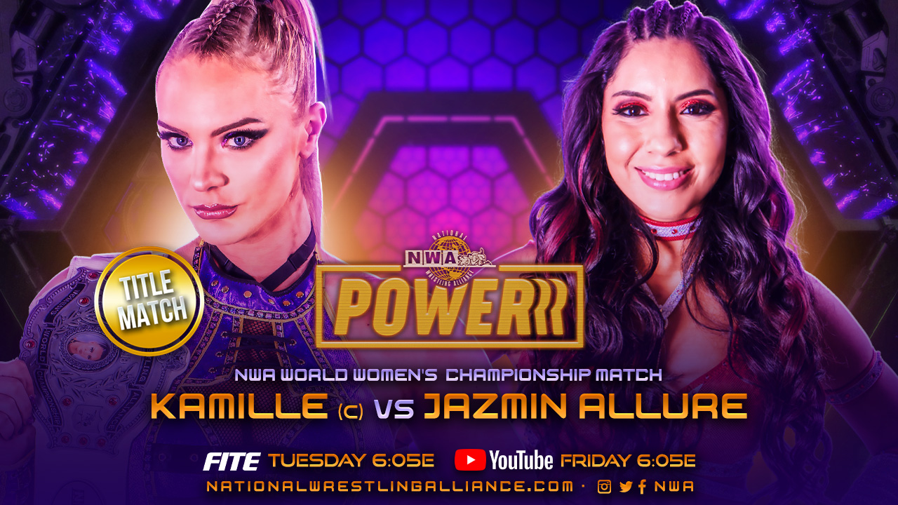 NWA Power results: Kamille vs. Jazmin Allure Women’s title match