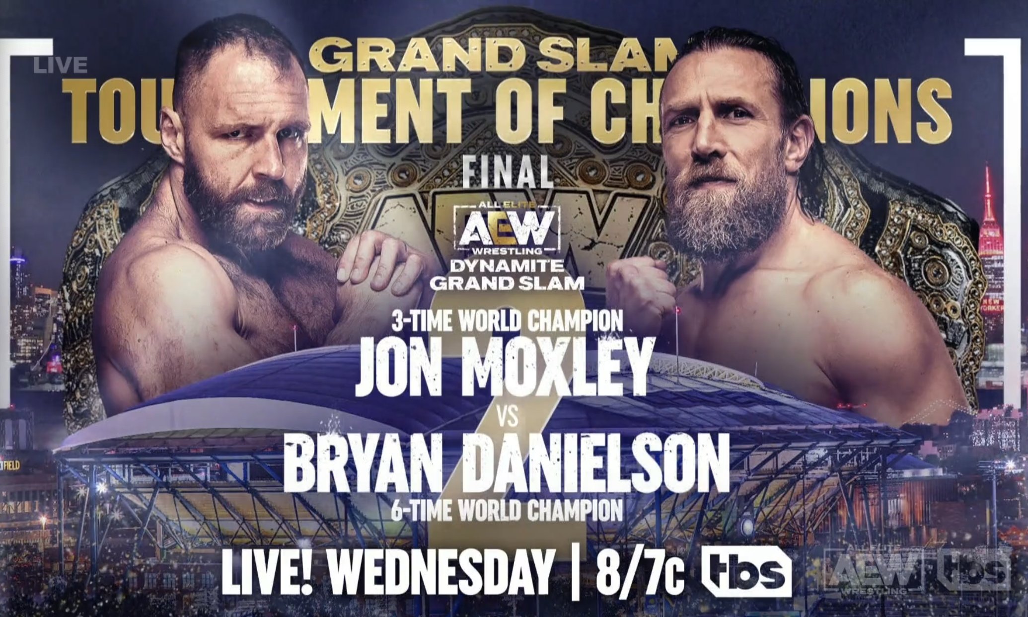 Jon Moxley vs. Bryan Danielson AEW World title match set for Dynamite Grand Slam