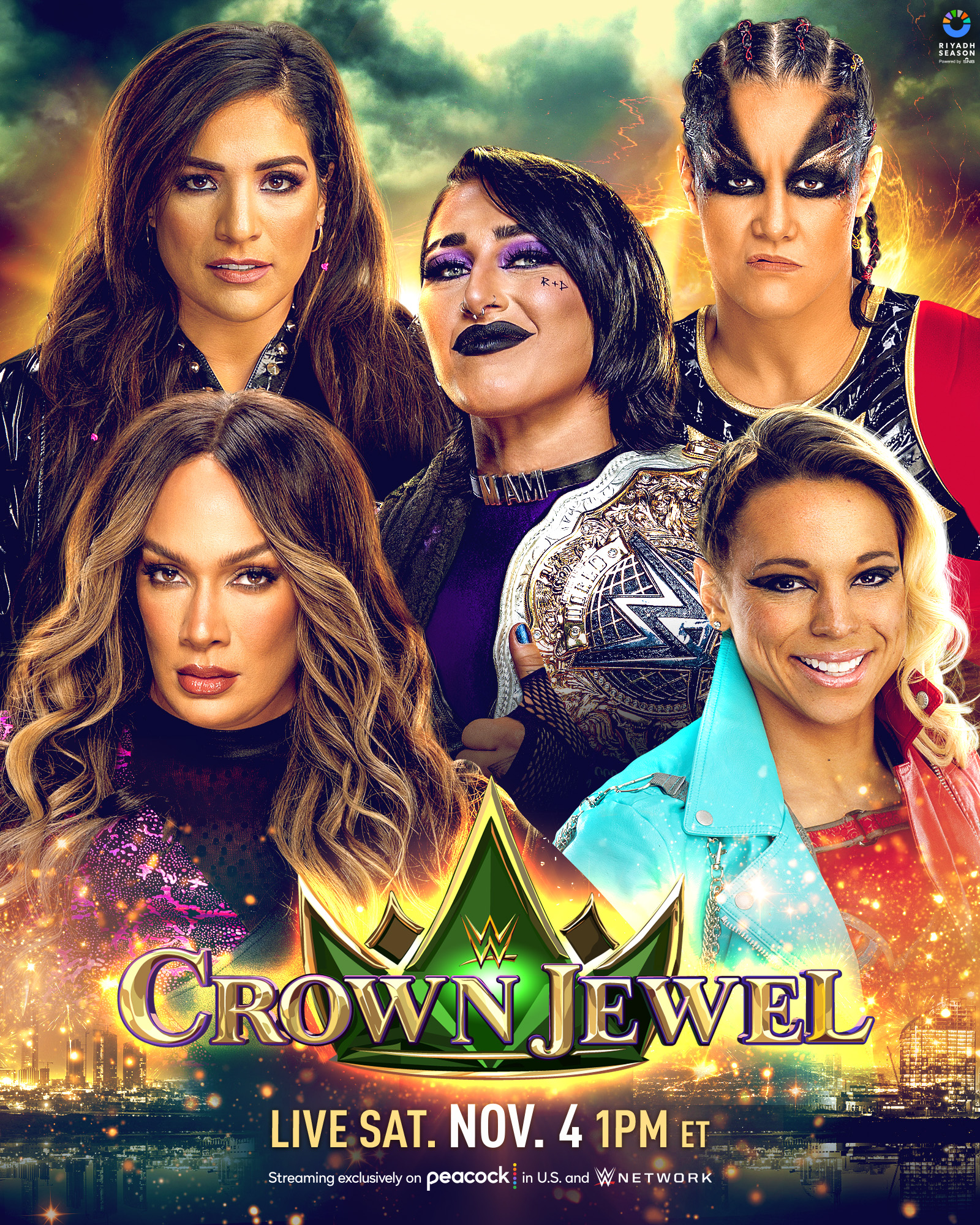 Fatal five-way Women’s World title match set for WWE Crown Jewel