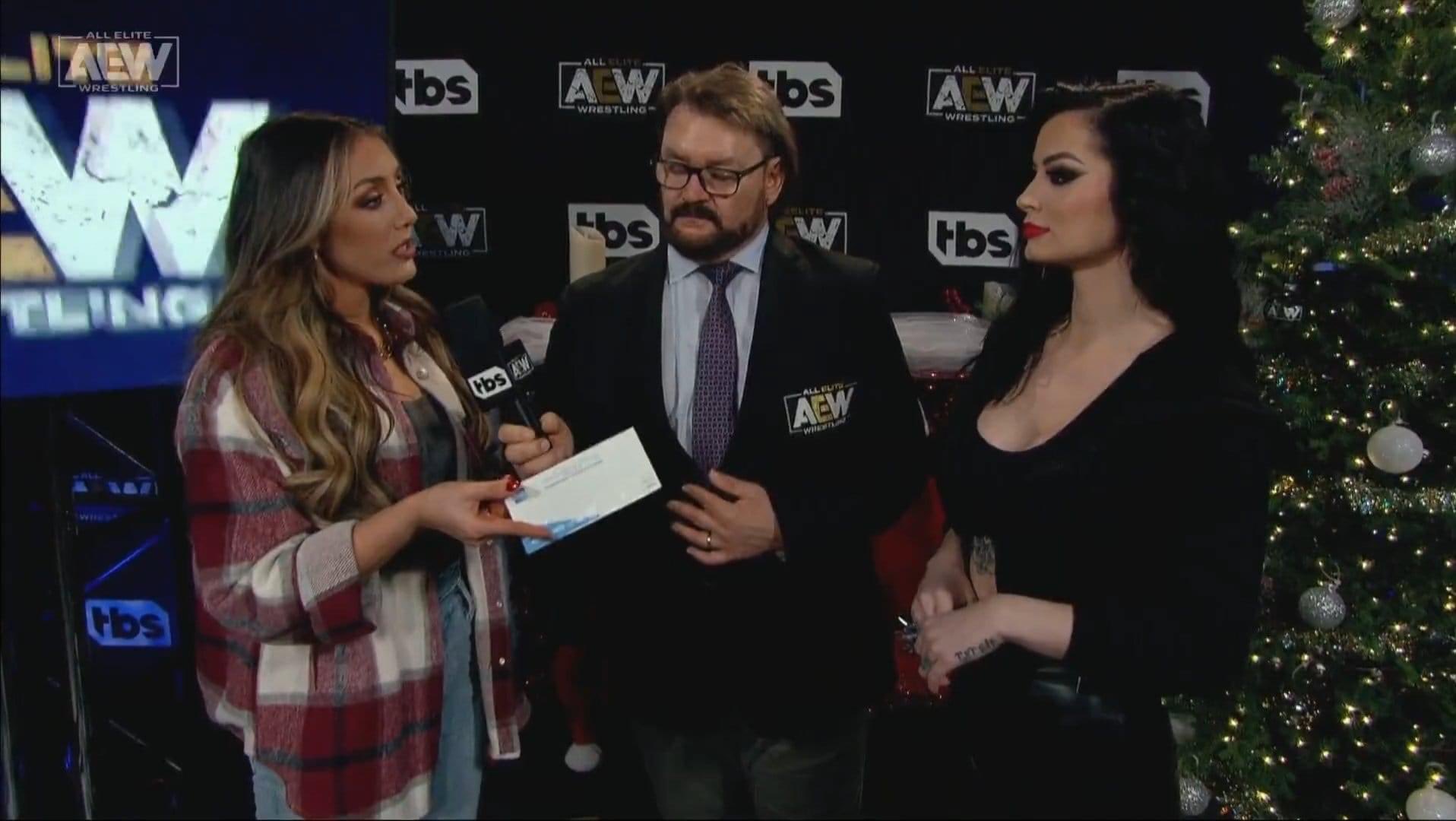 Saraya & mystery partner vs. Baker & Hayter announced for January 11 AEW Dynamite