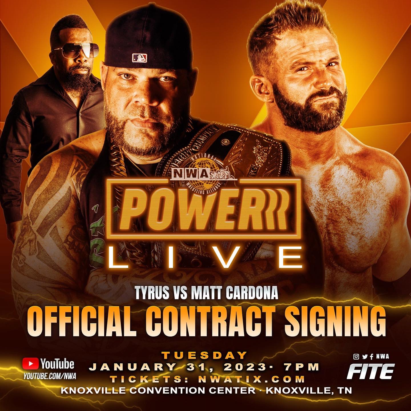 Tyrus to defend World title against Matt Cardona on next NWA PPV
