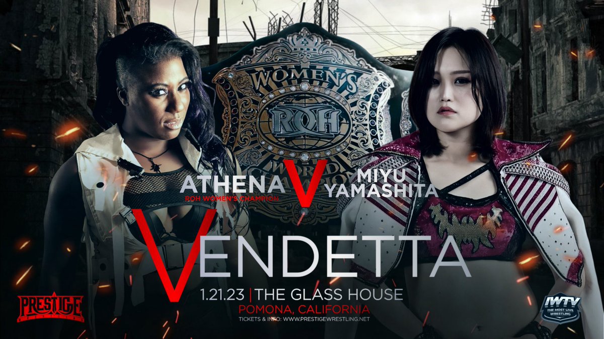 Athena to defend ROH Women’s title on January indie show