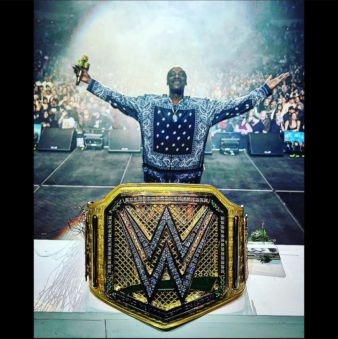 Snoop Dogg’s Golden WWE Championship belt has gone missing