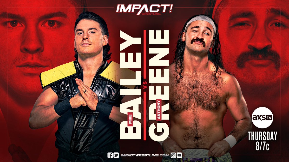 Mike Bailey vs. Anthony Greene set for Impact Wrestling