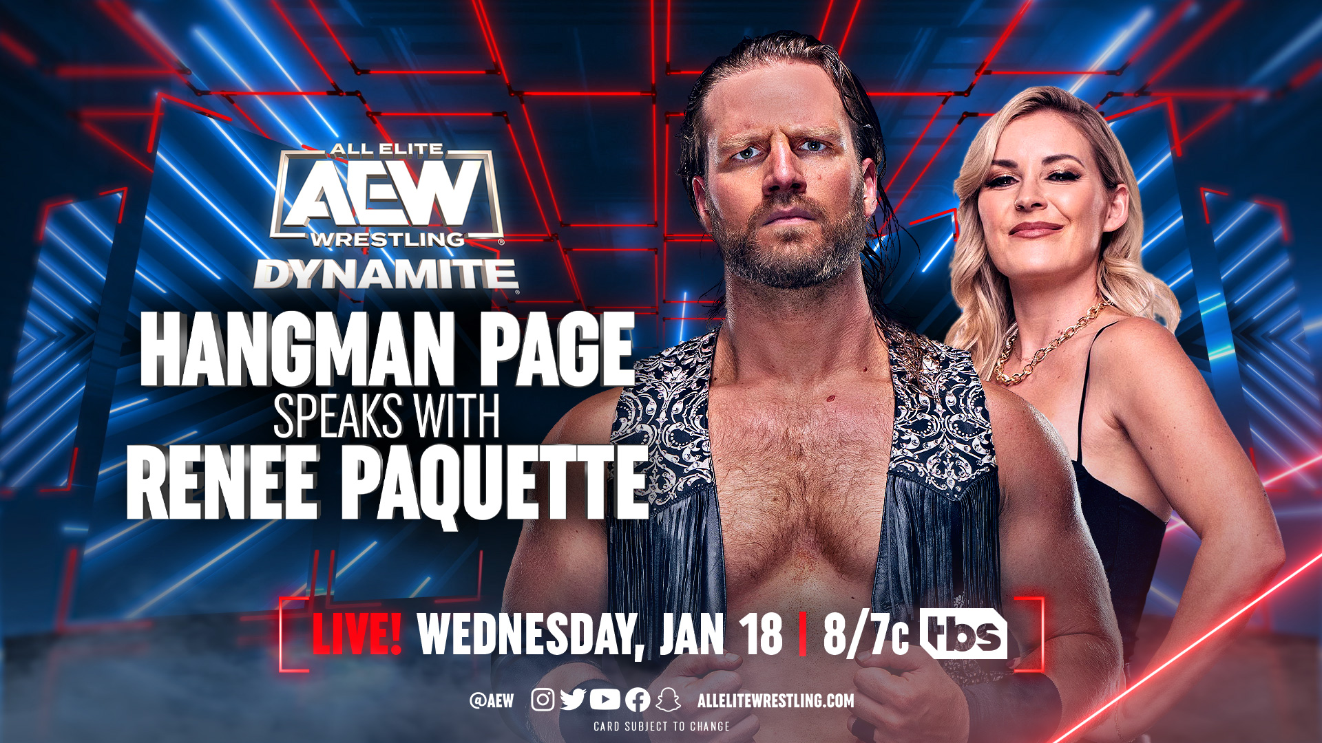 Hangman Page & Renee Paquette segment set for AEW Dynamite