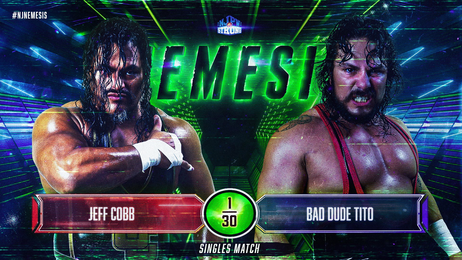 Jeff Cobb vs. Bad Dude Tito announced for this week’s NJPW Strong