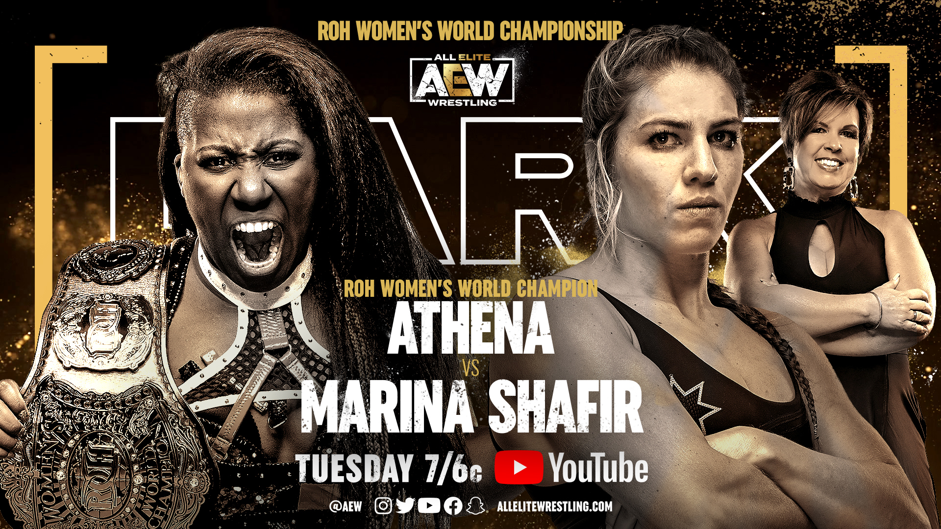 AEW Dark results: Athena vs. Marina Shafir ROH Women’s title match