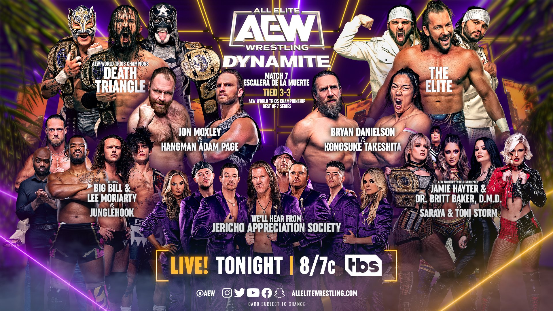 AEW Dynamite live results: The Elite vs. Death Triangle Escalera de la Muerte