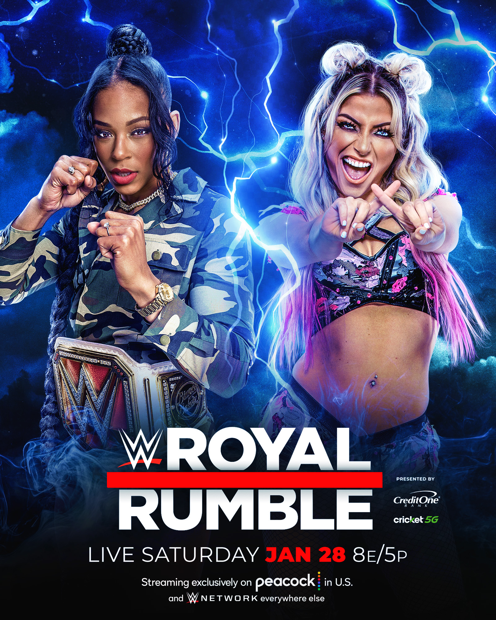 Bianca Belair vs. Alexa Bliss title match added to WWE Royal Rumble