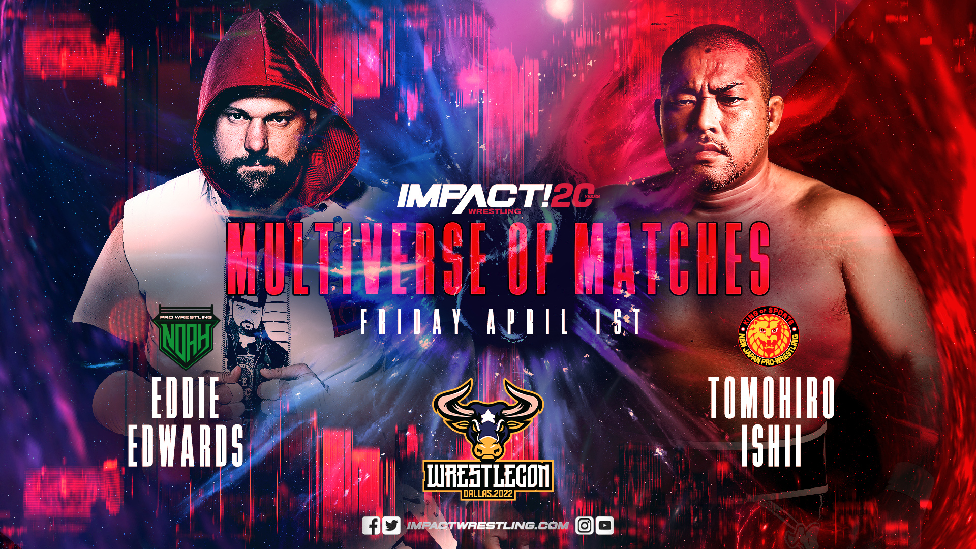 Tomohiro Ishii vs. Eddie Edwards announced for Impact Multiverse of Matches