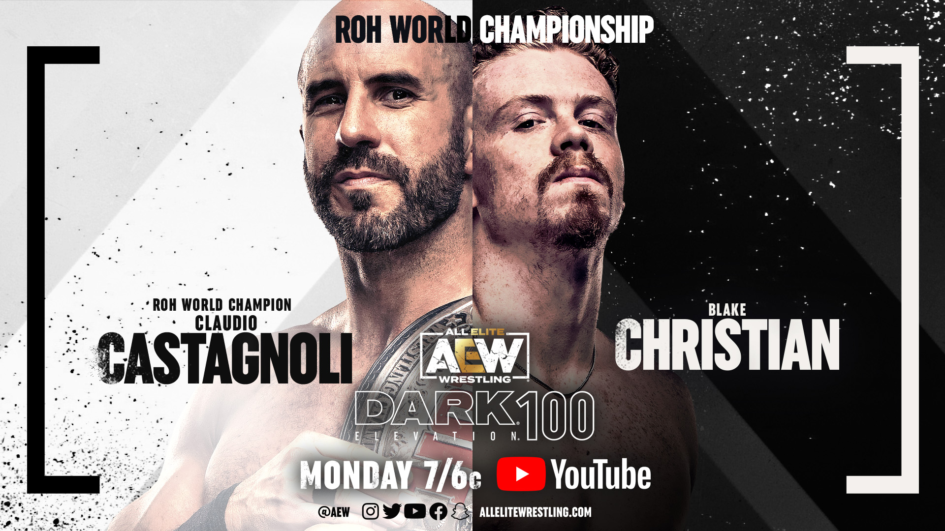 ROH World title match set for AEW Dark: Elevation episode 100