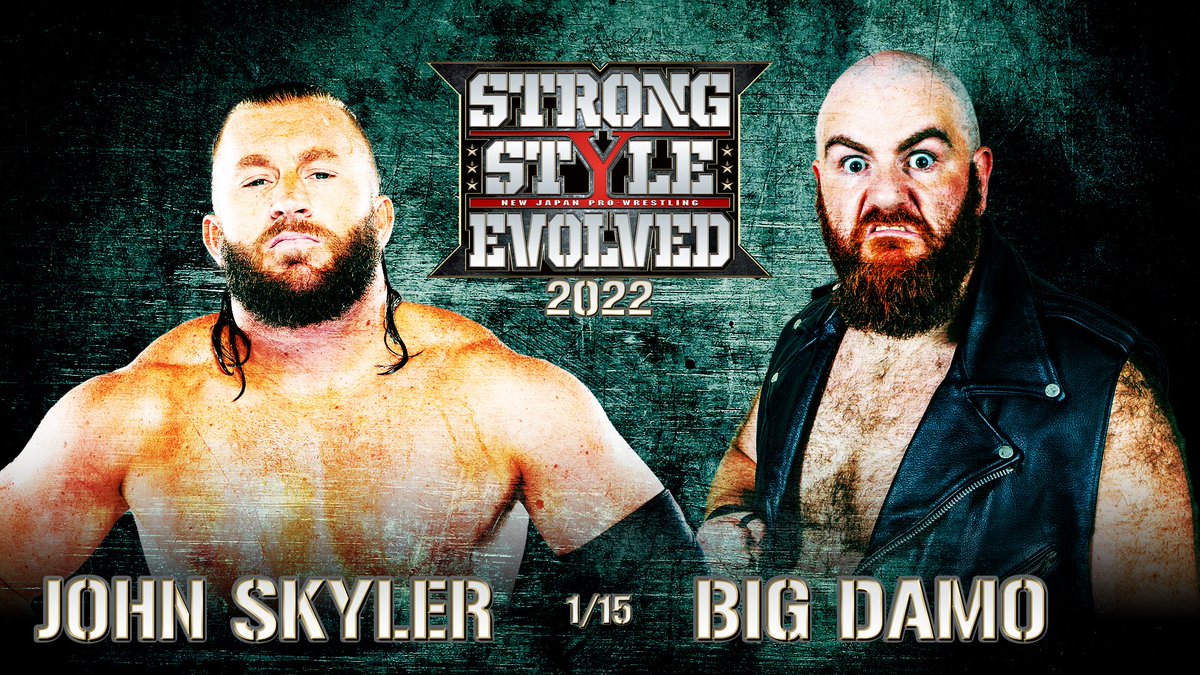 Killian Dain to make NJPW debut at Strong Style Evolved