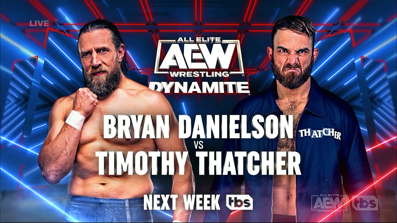 Danielson vs. Thatcher announced for next AEW Dynamite