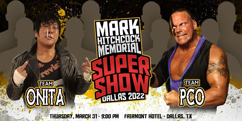 Team Onita vs. Team PCO ten-man tag team match set for WrestleCon SuperShow