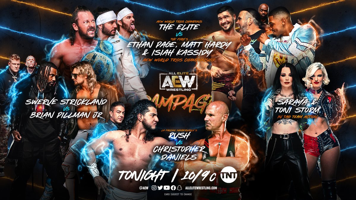 AEW Rampage ratings down, ranks 28th on cable