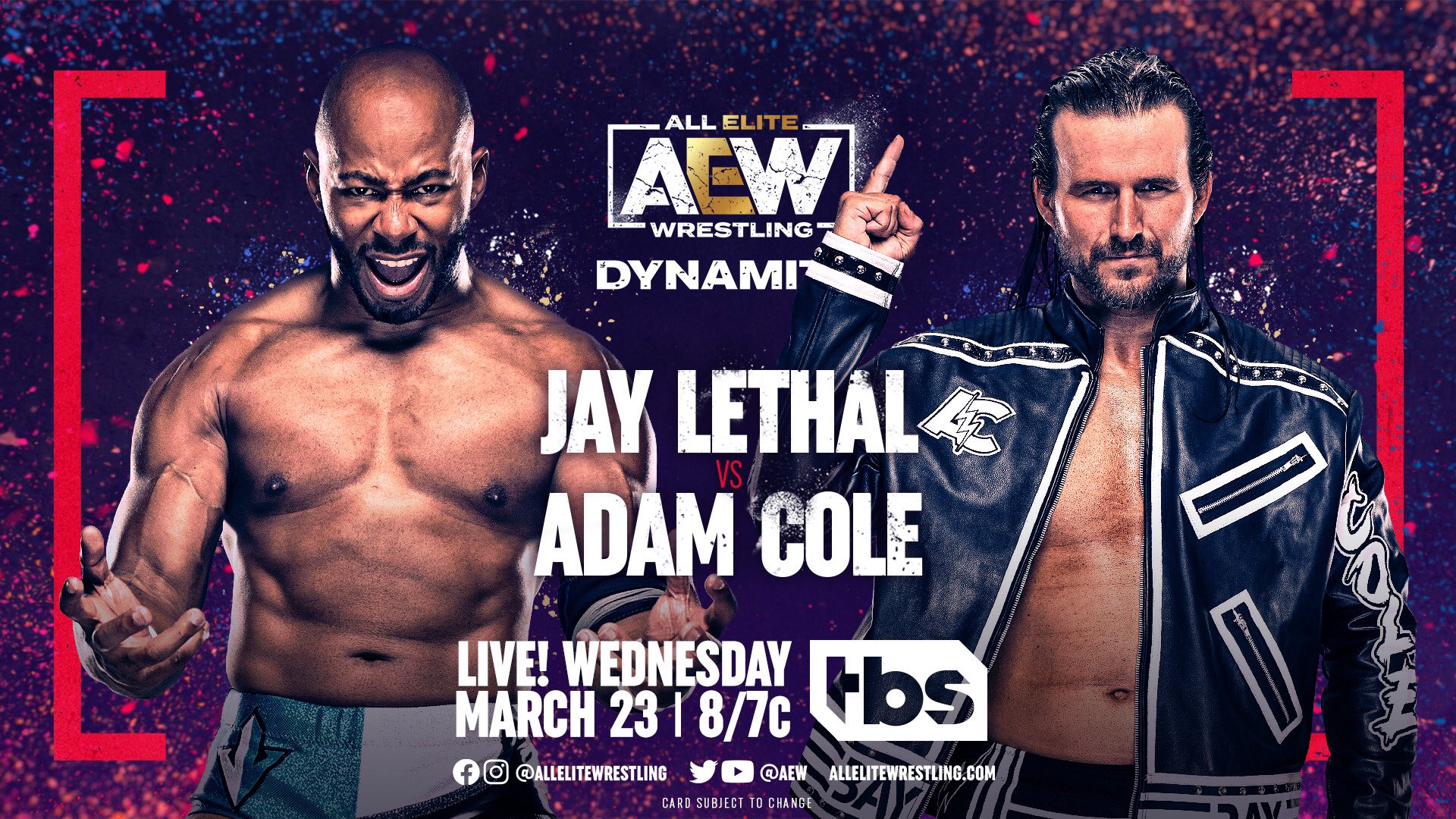 Adam Cole vs. Jay Lethal set for AEW Dynamite