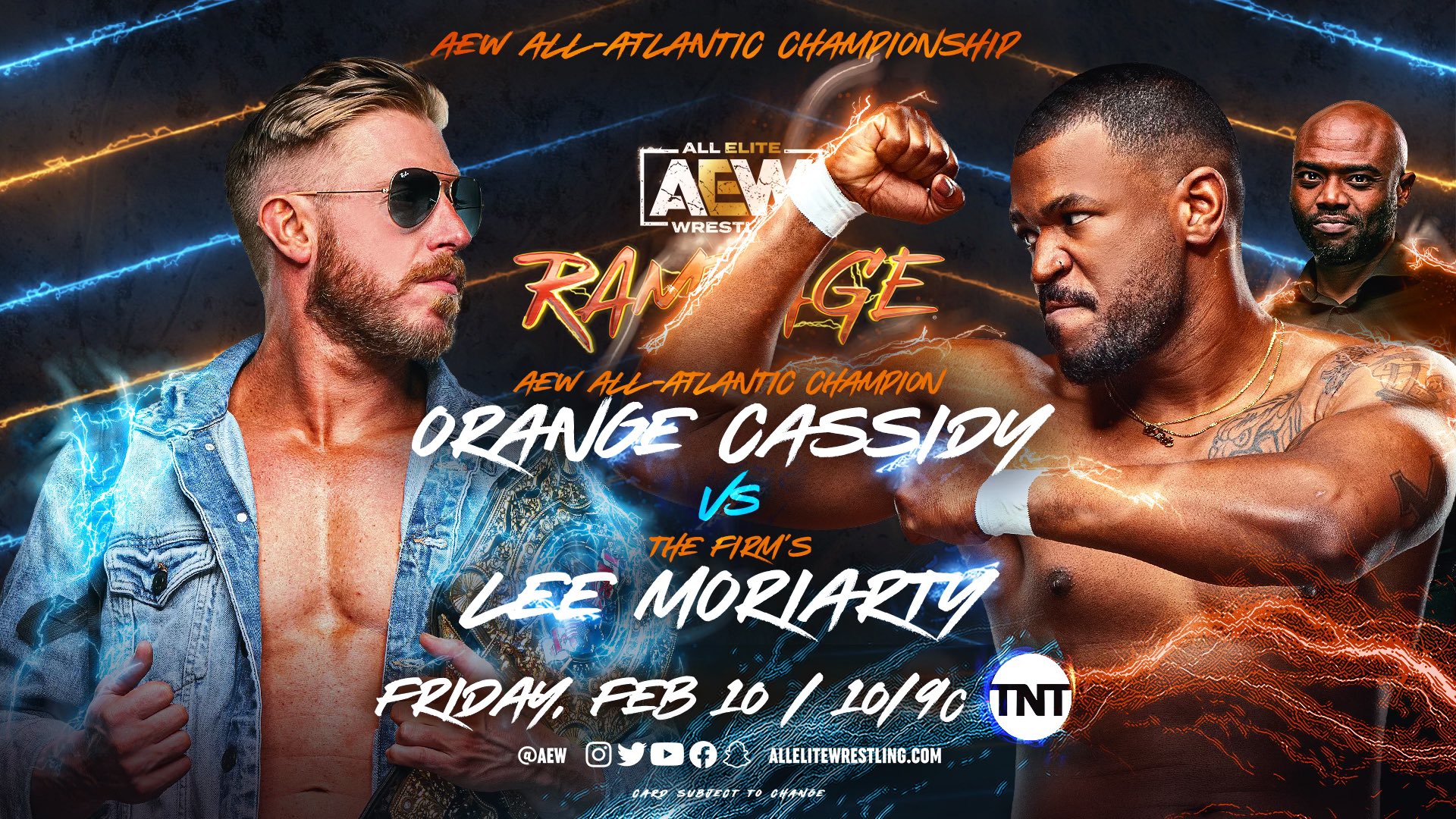 Orange Cassidy vs. Lee Moriarty All-Atlantic title match set for AEW Rampage