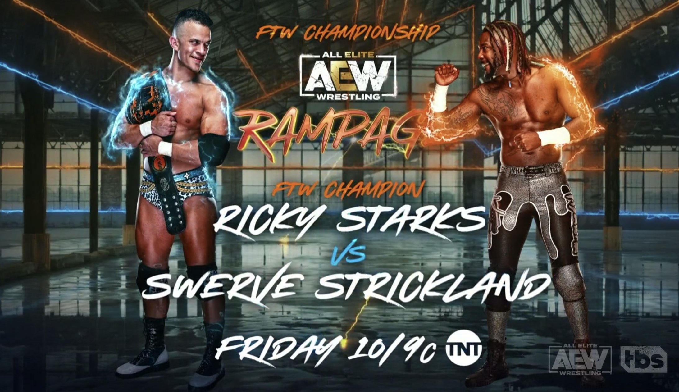 Ricky Starks vs. Swerve Strickland FTW title match set for AEW Rampage