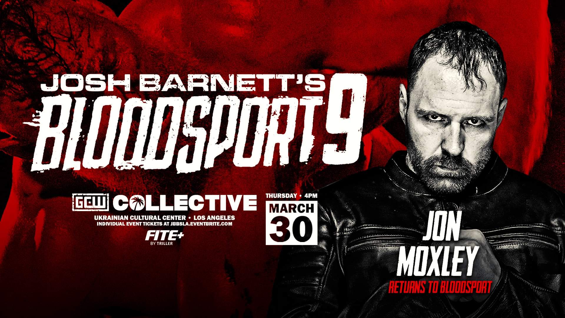 Jon Moxley announced for GCW Josh Barnett’s Bloodsport 9