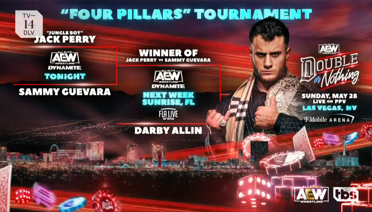 Four Pillars tournament to decide MJF’s opponent for AEW Double or Nothing