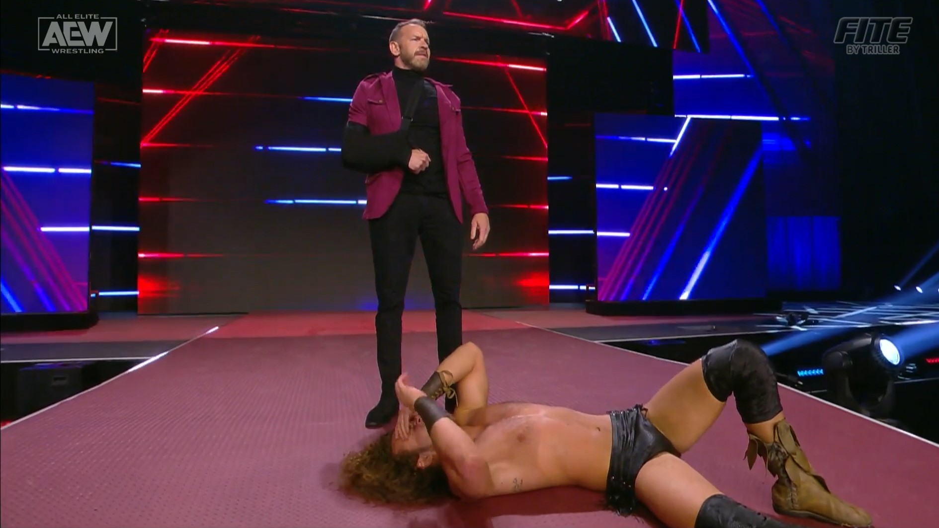 Christian Cage returns to AEW, attacks Jungle Boy