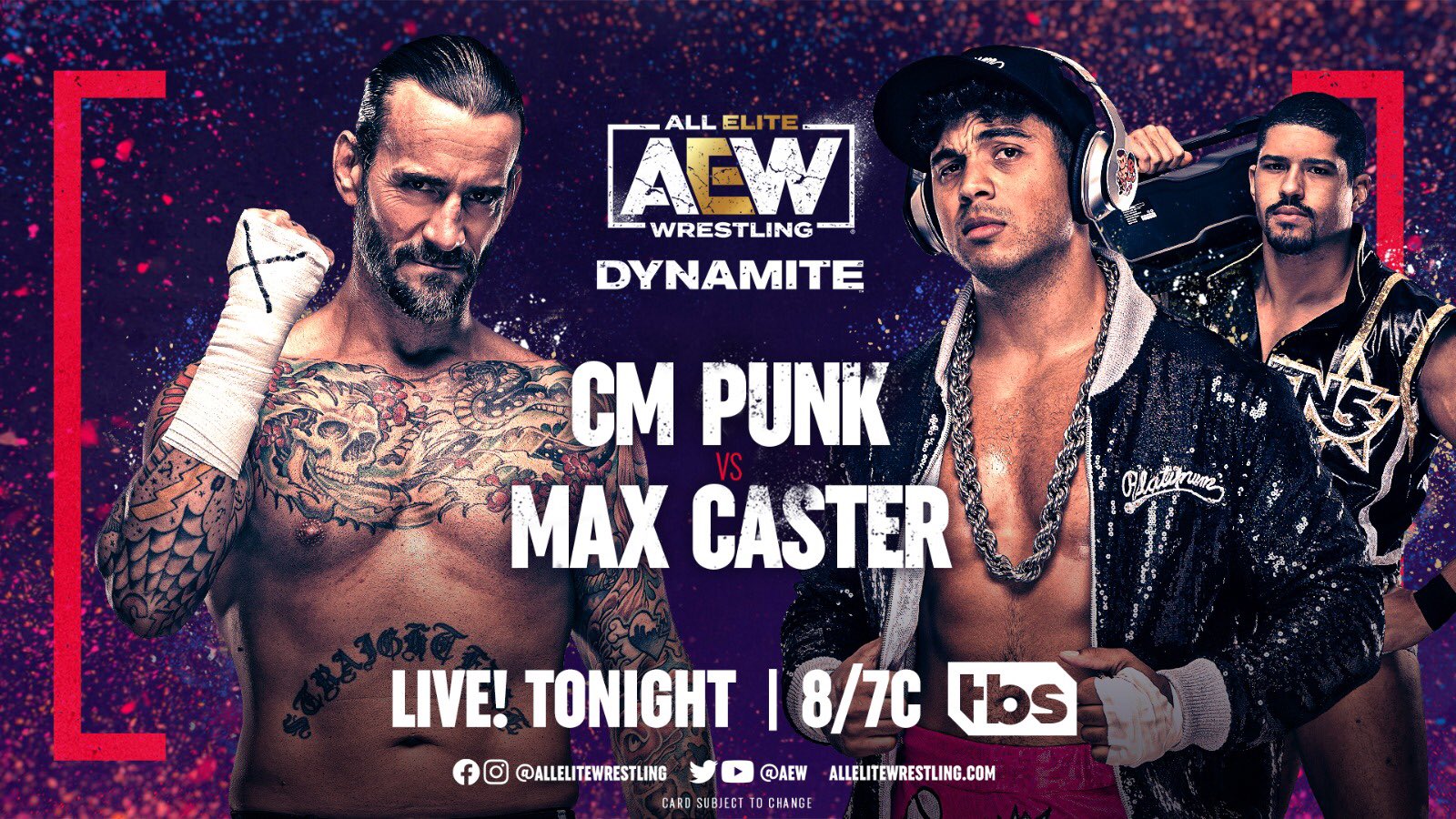 CM Punk vs. Max Caster, Jon Moxley vs. Jay Lethal announced for AEW Dynamite