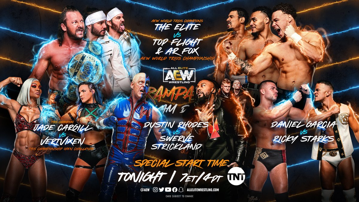 AEW Rampage live results: The Elite vs. Top Flight & AR Fox Trios title match