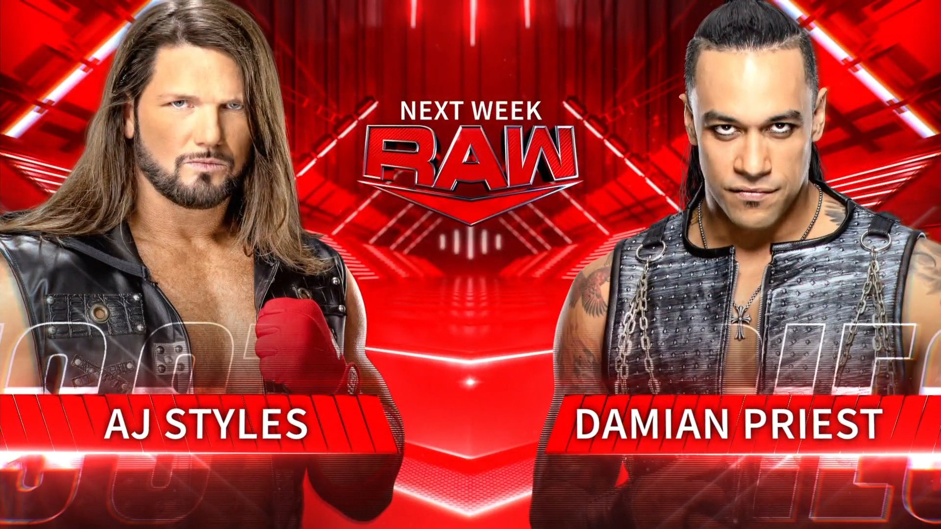 AJ Styles vs. Damian Priest announced for next week’s WWE Raw
