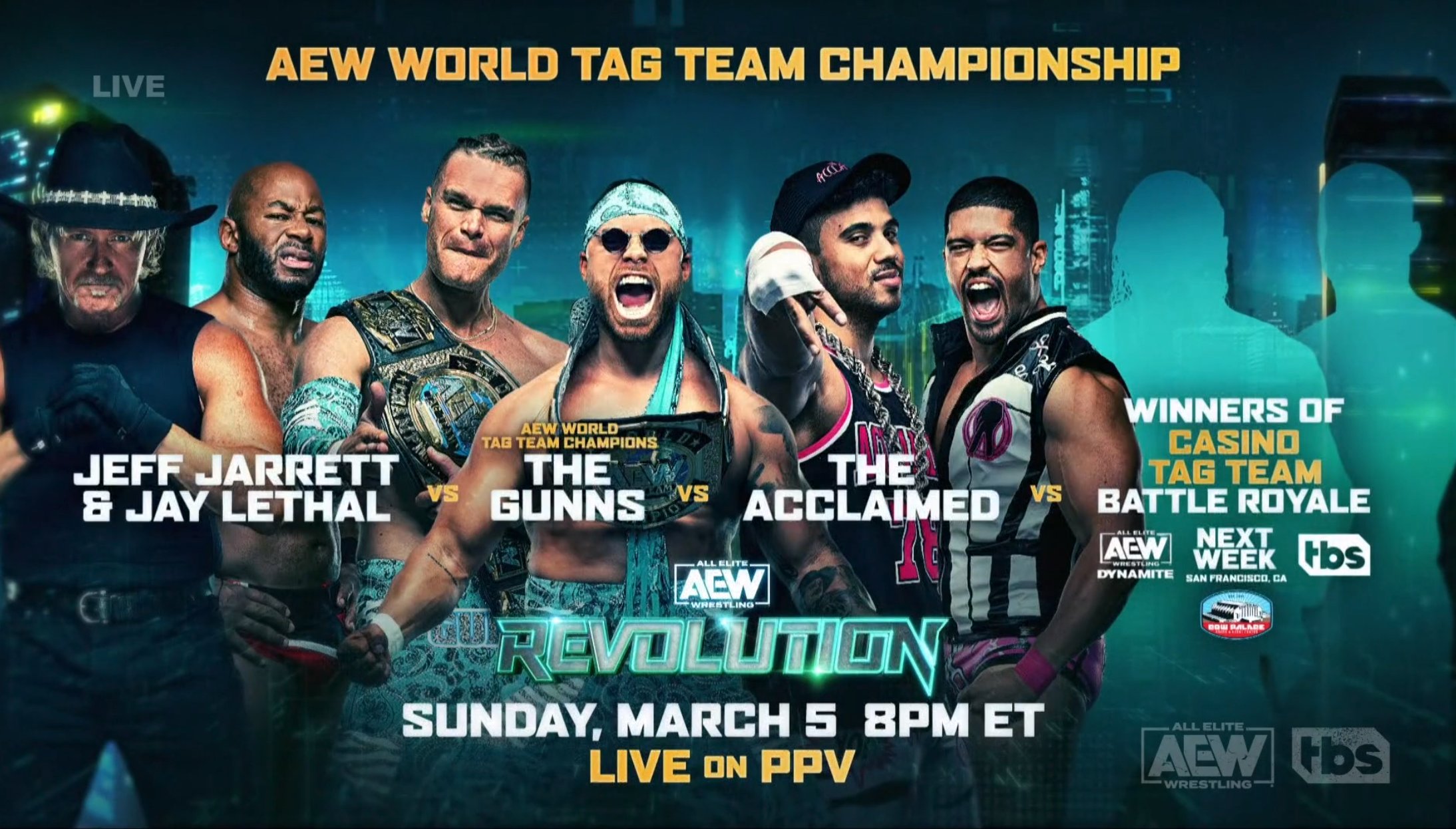 Jeff Jarrett and Jay Lethal added to AEW Revolution Tag title match
