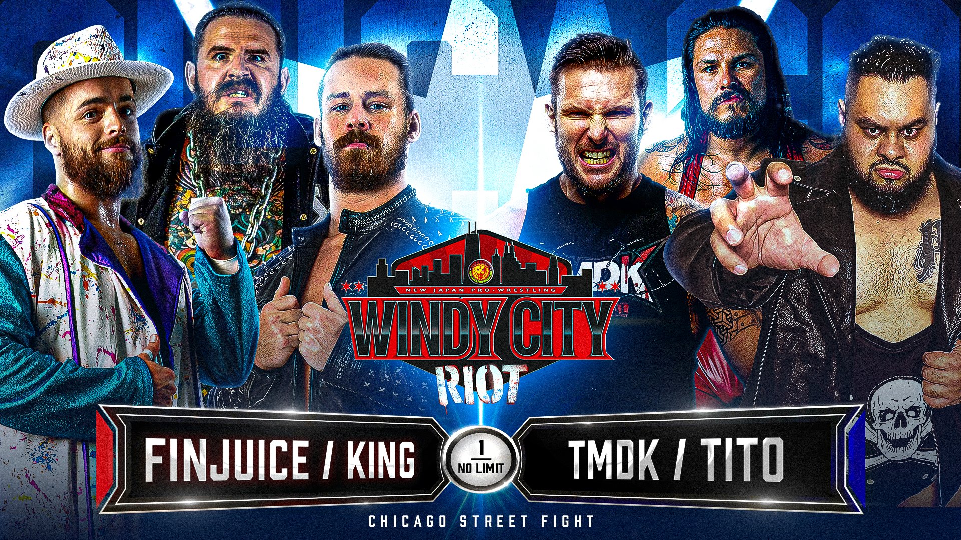 Chicago street fight announced for NJPW Windy City Riot