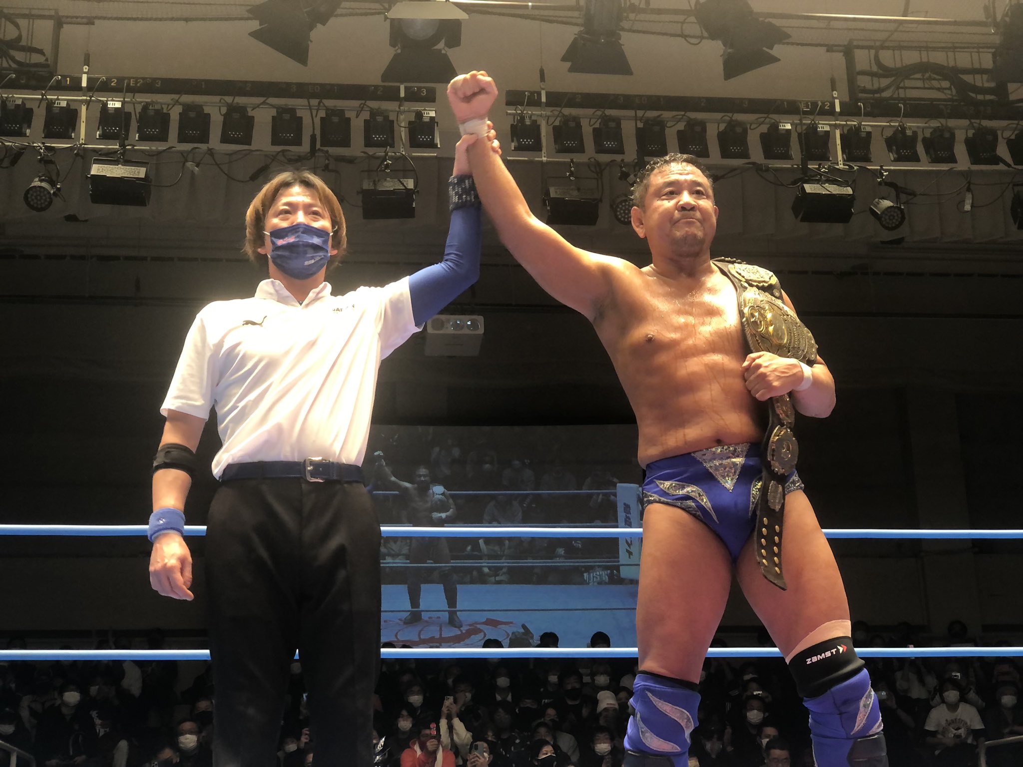 Yuji Nagata wins AJPW Triple Crown Heavyweight Championship