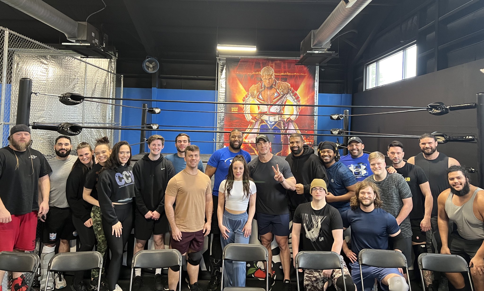 John Cena visits Cody Rhodes’s Nightmare Factory training center
