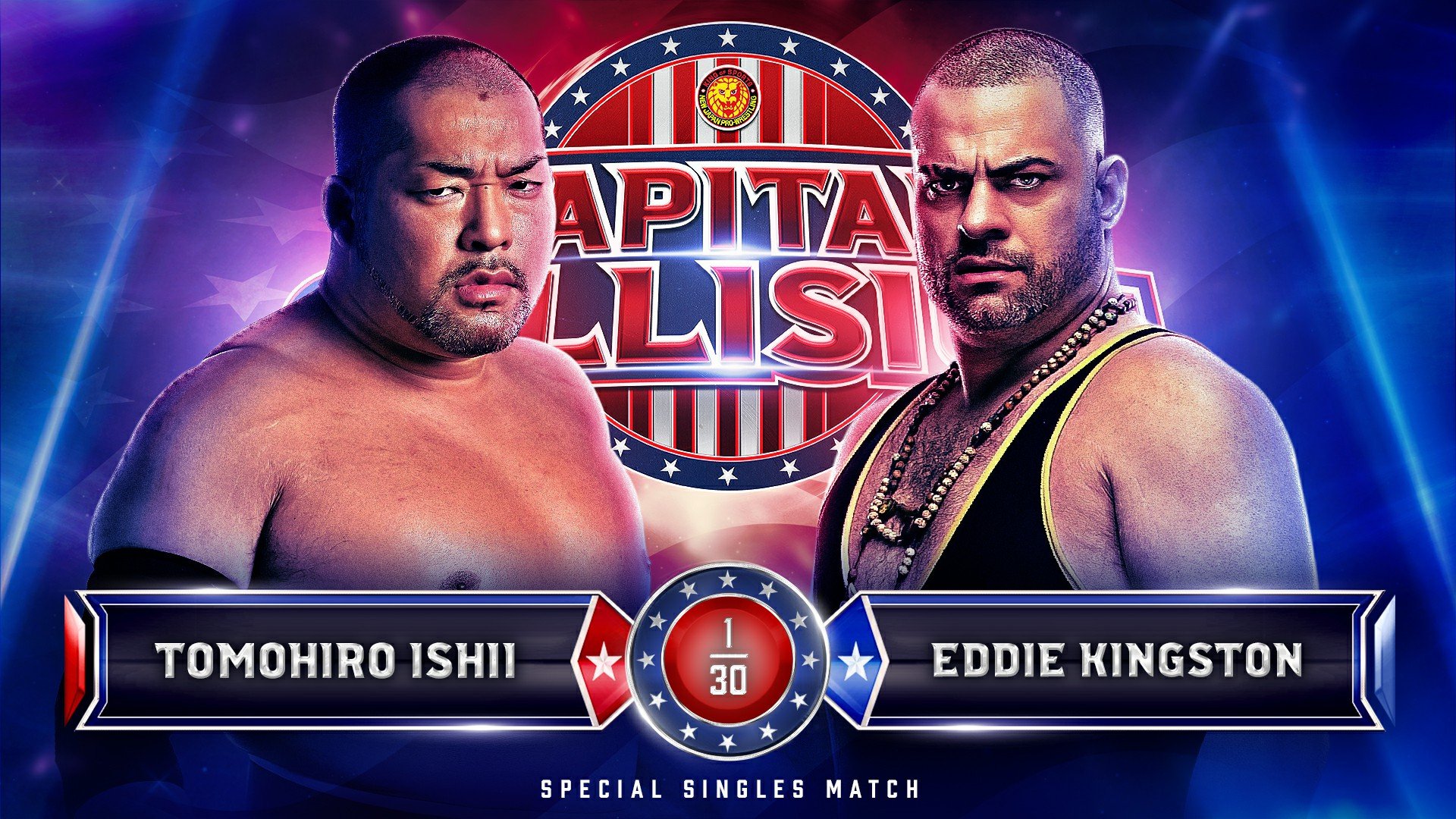 AEW’s Eddie Kingston vs. Tomohiro Ishii official for NJPW Capital Collision