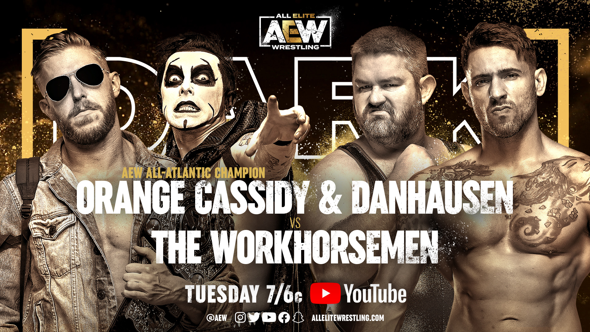 AEW Dark results: Orange Cassidy & Danhausen vs. The WorkHorsemen