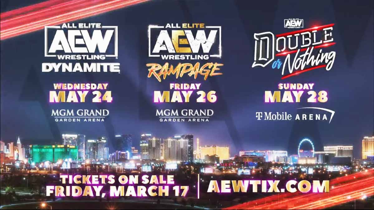 AEW Double or Nothing 2023 date announced