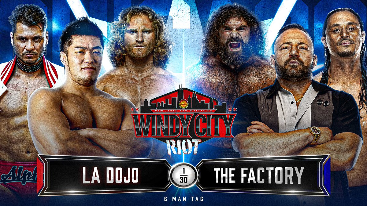 AEW’s The Factory set for NJPW Windy City Riot six-man tag