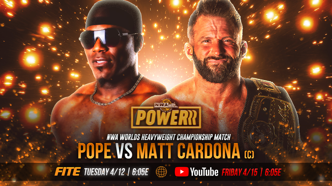 NWA Power results: Matt Cardona vs. Pope World title match