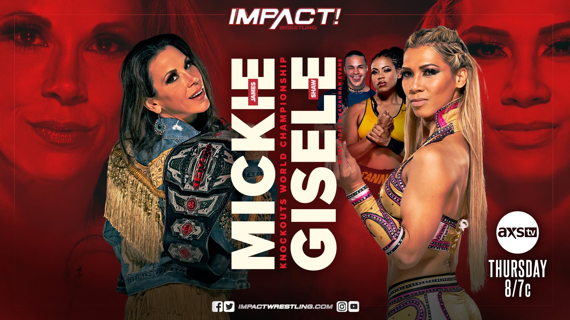 Knockouts title match, Gresham vs. KUSHIDA set for next Impact