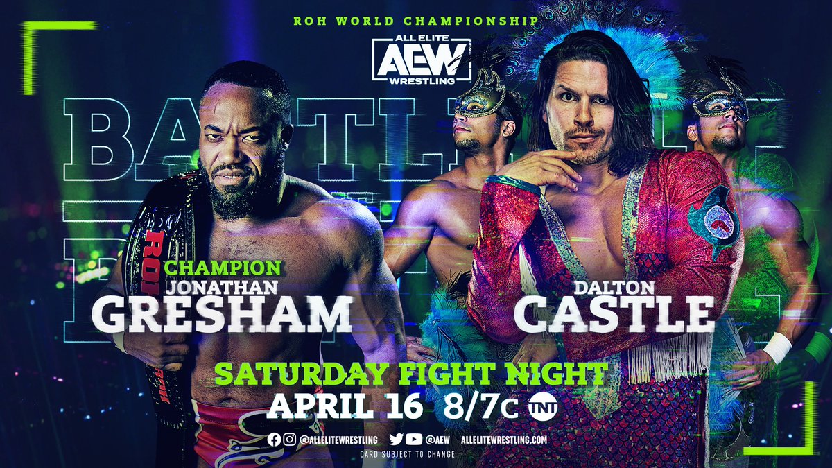 ROH, TNT title matches set for AEW Battle of the Belts II