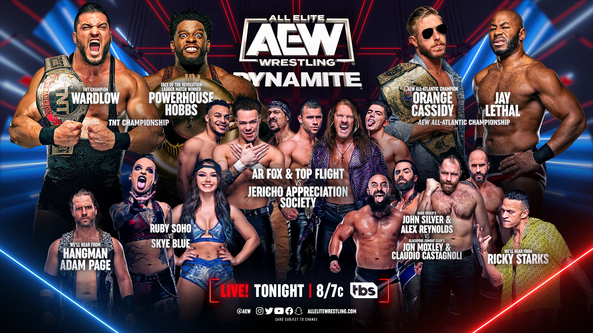 AEW Dynamite live results: Wardlow vs. Hobbs for the TNT title